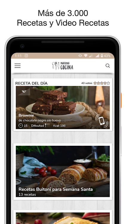 Nestlé Cocina. Recetas y Menús - 3.2.1 - (Android)