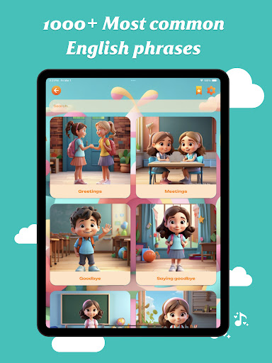 Screenshot of King English Kids