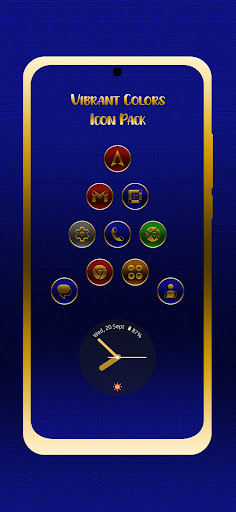 Android application Vibrant Colors Icon Pack screenshort