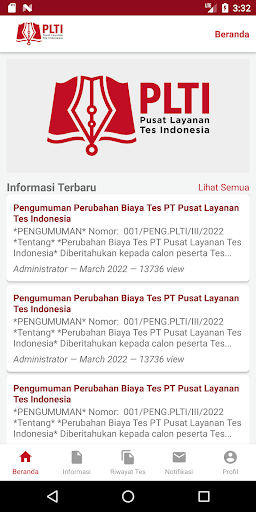 My PLTI Screen 3