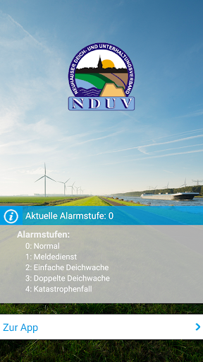 Android application DeichApp Amt Neuhaus screenshort
