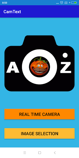 Android application CamText screenshort