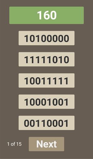 Android application BitQuiz screenshort