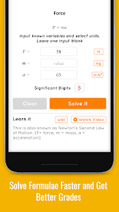 Equate Formula Solver | Solve, Screenshot