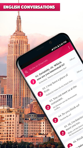 Android application English Conversations 3 screenshort