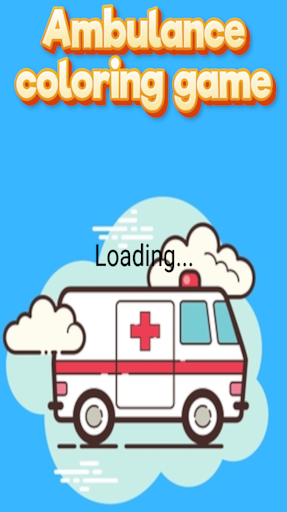 Coloring Ambulance Cars Screen 3