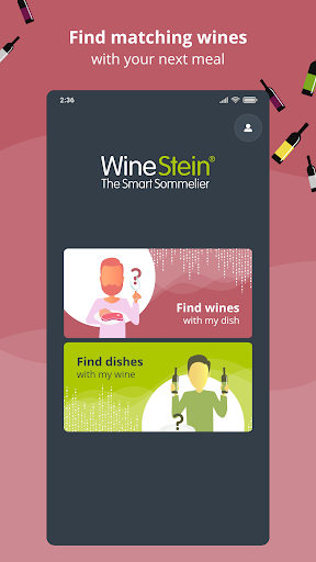 Android application WineStein wine advisor screenshort