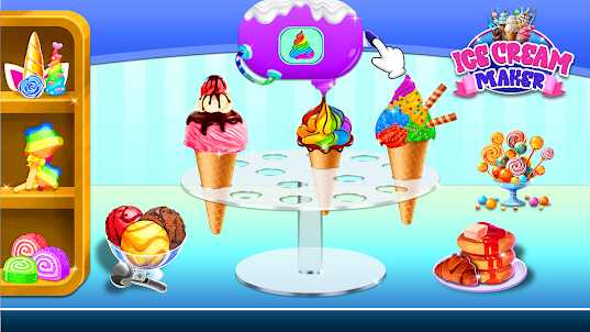 Ice Cream Cone Game -ASMR Game