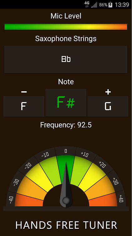 Saxophone Tuner - 1.18.0.1 - (Android)