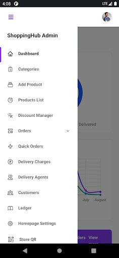 Damaira Groceries Admin Screen 3