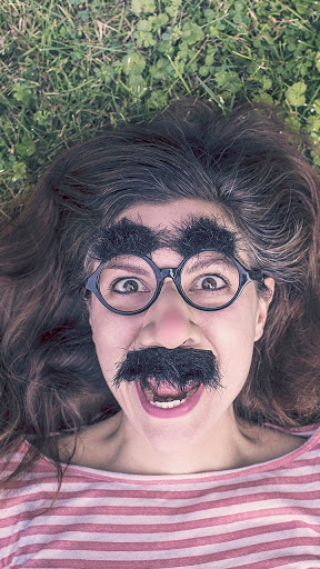 Android application mustache wallpaper screenshort