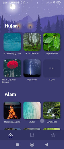 Android application Sleep Sounds - anxiety screenshort