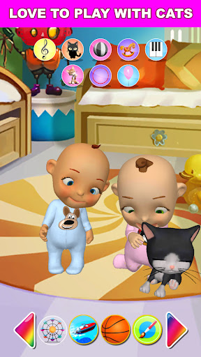 Talking Baby Twins Newborn Fun Screenshot 3 - AppWisp.com