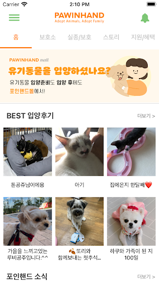 포인핸드 -유기동물 입양&실종동물 찾기(유기견,유기묘)_2
