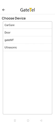 Android application GateTel Technician LoRa App screenshort