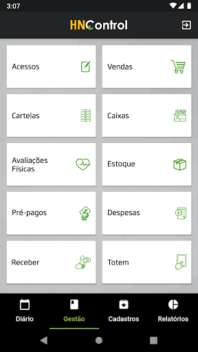 Android application HN Control screenshort
