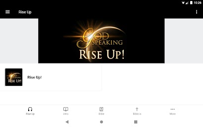 God Speaking: Rise Up!