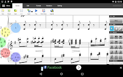 screenshot of Crescendo Music Notation