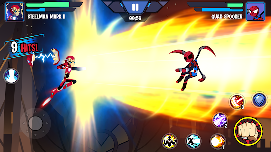 Stickman Superhero – Super Stick Heroes Fight Apk Mod for Android [Unlimited Coins/Gems] 4