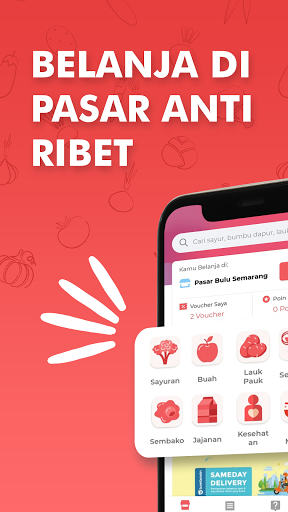 Android application Tumbasin.id - Belanja di Pasar screenshort