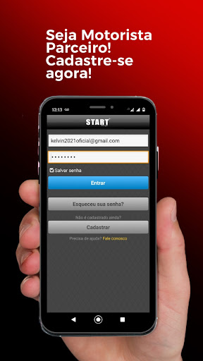 Android application START - Motorista screenshort