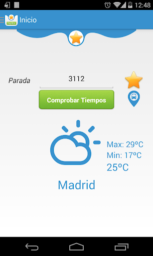 Android application Rapibus Madrid screenshort