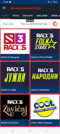 Android application Narodna Muzika Srbija screenshort