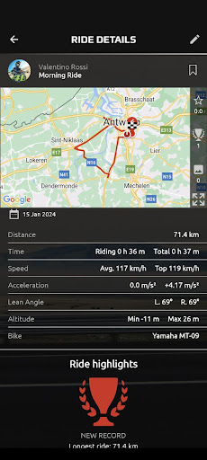 MyRide – Motorcycle Routes Screenshot 4 - AppWisp.com