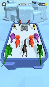 Dinosaurs Battle - Merge 3D