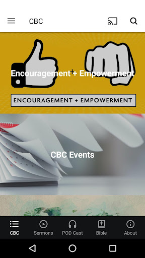Android application CBC Highlands screenshort
