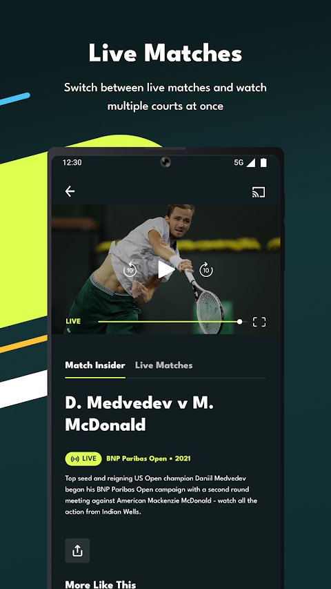 Tennis TV - Live Streamingのおすすめ画像3