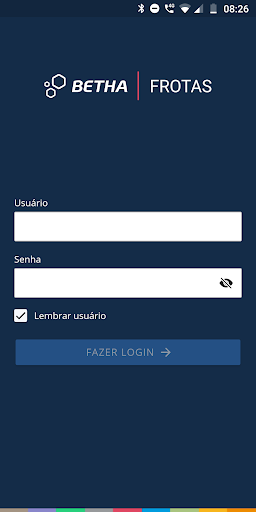 Android application Frotas screenshort