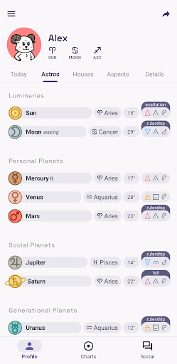 Horos - Birth Chart 2