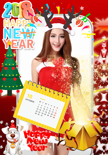 2018 ปฏิทินปีใหม่ แต่งรูปปฏิทิน2018 กรอบรูปปฏิทิน