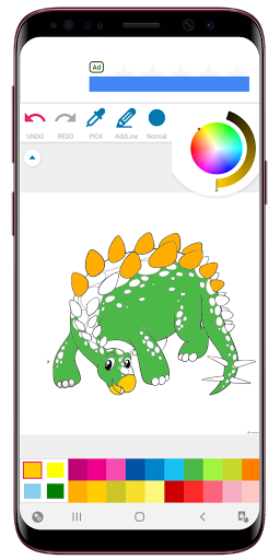Dinosaur Coloring Book Screen 3