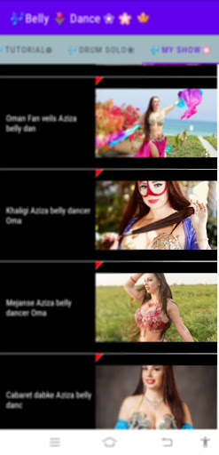 Android application Belly Dance ~Hot Dance Videos screenshort