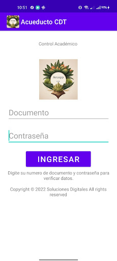 Android application Acuapp screenshort