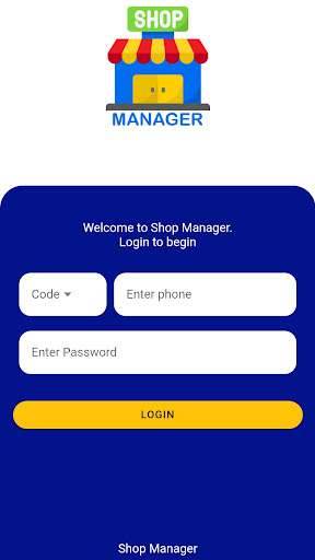 Tuckshop Manager Screen 2