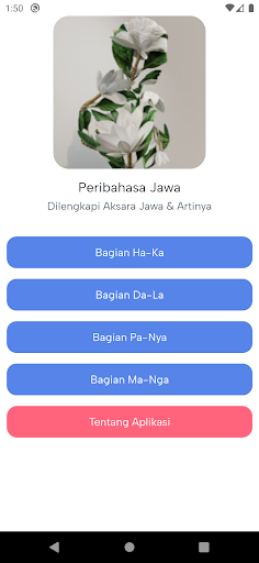 Android application Peribahasa Jawa & Aksara Jawa screenshort