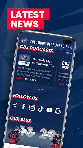 Official Columbus Blue Jackets Screen 3