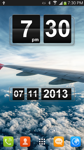 Retro Clock Widget Screen 3