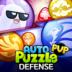 Cover Image of Скачать Auto Puzzle Defense : PVP Match 3 Random Defense 1.1.10 APK