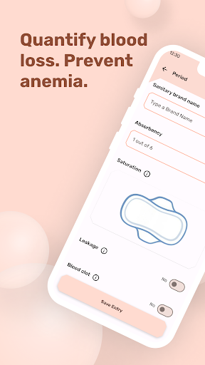 Gia Health, period tracker Screen 2
