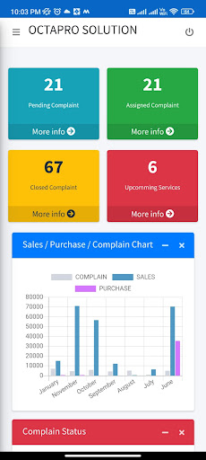 OCTAPRO CRM Screen 3