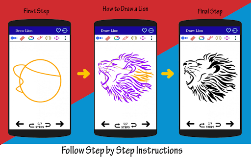 How to Draw Lion Step by Step Screen 3
