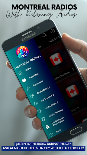 Android application Montreal Canada 98.5 fm screenshort