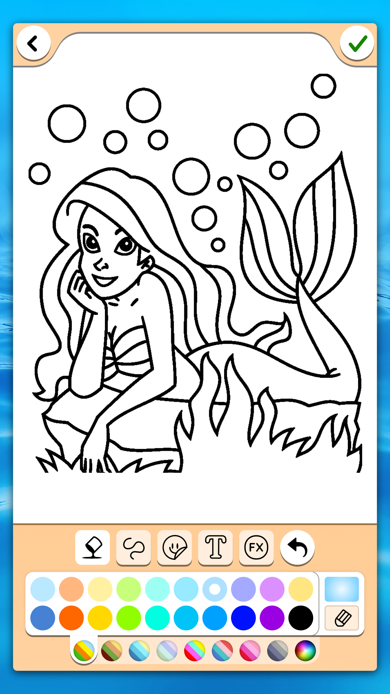Android application Mermaids screenshort