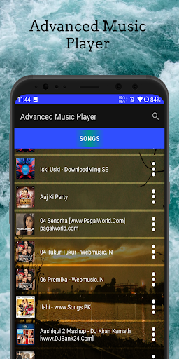 Android application Advanced Music Player screenshort