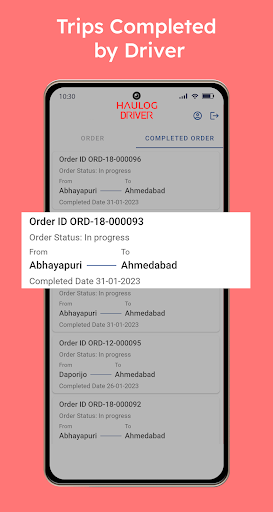 Haulog Driver Screen 3