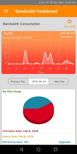 IZONE APP VPN Screen 2